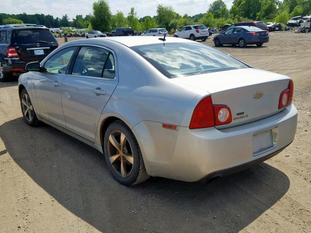 1G1ZC5E17BF175318 - 2011 CHEVROLET MALIBU 1LT SILVER photo 3