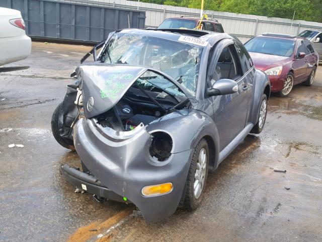 3VWCK31C35M403327 - 2005 VOLKSWAGEN NEW BEETLE ვერცხლისფერი ფოტო 2