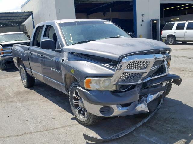 3D7HA18Z32G152416 - 2002 DODGE RAM 1500 GRAY photo 1