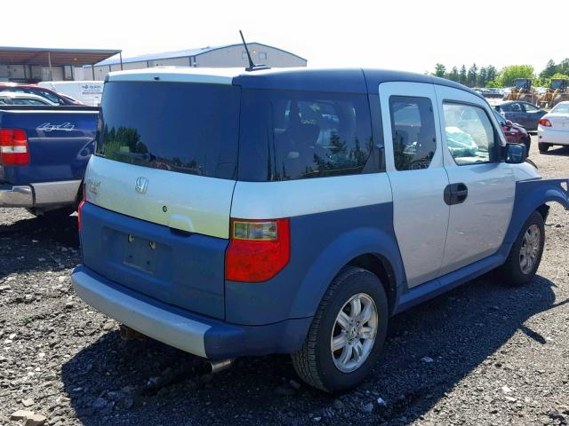 5J6YH28636L009163 - 2006 HONDA ELEMENT EX SILVER photo 4