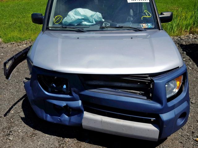 5J6YH28636L009163 - 2006 HONDA ELEMENT EX SILVER photo 7