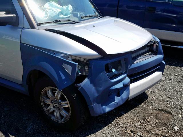 5J6YH28636L009163 - 2006 HONDA ELEMENT EX SILVER photo 9