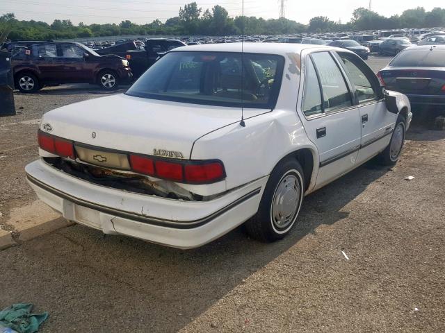 2G1WL54T5P9156045 - 1993 CHEVROLET LUMINA WHITE photo 4