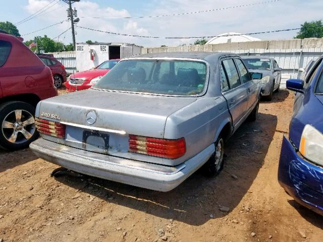 WDBCA33A0DB039938 - 1983 MERCEDES-BENZ 380 SEL BLUE photo 4