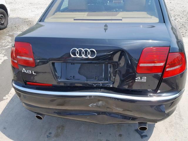 WAUMV94E79N001267 - 2009 AUDI A8 L QUATT BLACK photo 9