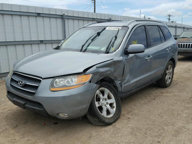 5NMSH13E68H199579 - 2008 HYUNDAI SANTA FE S BLUE photo 2