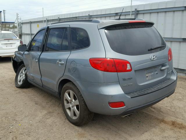 5NMSH13E68H199579 - 2008 HYUNDAI SANTA FE S BLUE photo 3