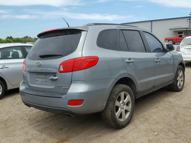 5NMSH13E68H199579 - 2008 HYUNDAI SANTA FE S BLUE photo 4