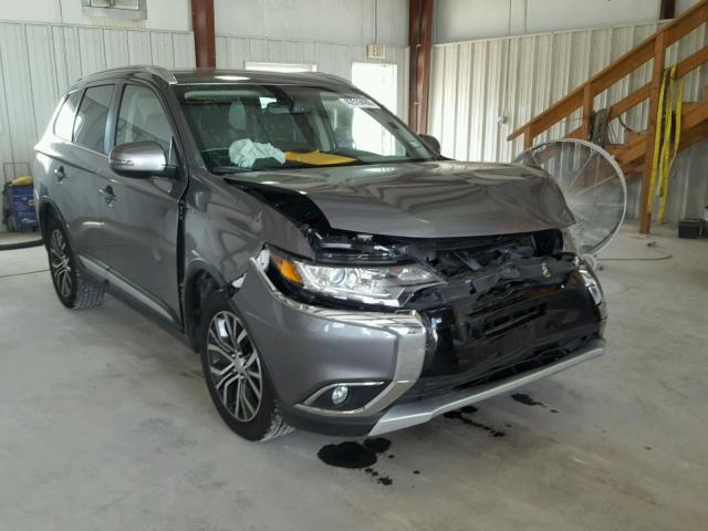 JA4AD3A38JJ001339 - 2018 MITSUBISHI OUTLANDER GRAY photo 1