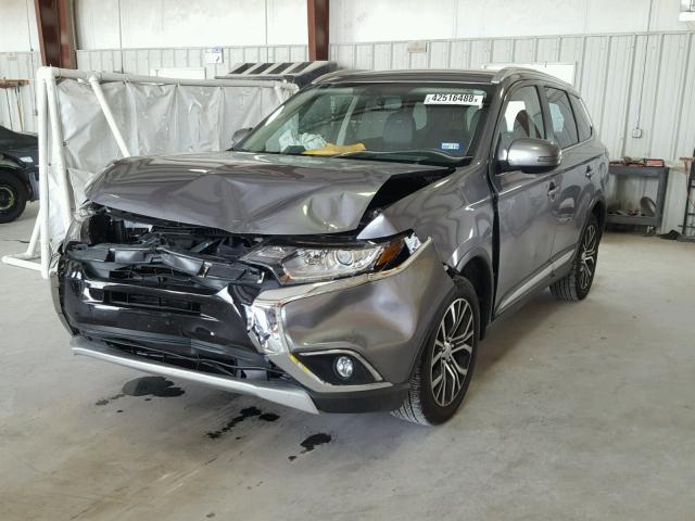 JA4AD3A38JJ001339 - 2018 MITSUBISHI OUTLANDER GRAY photo 2