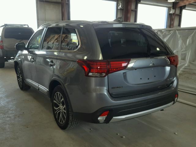 JA4AD3A38JJ001339 - 2018 MITSUBISHI OUTLANDER GRAY photo 3