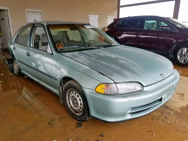 1HGEG8644NL073468 - 1992 HONDA CIVIC DX GREEN photo 1