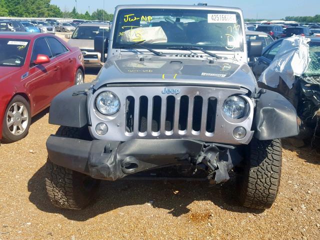 1C4AJWAG7EL118276 - 2014 JEEP WRANGLER S GRAY photo 7