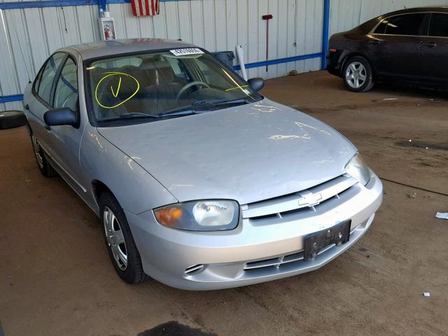 1G1JF52F137171913 - 2003 CHEVROLET CAVALIER L SILVER photo 1