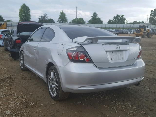 JTKDE167680260890 - 2008 TOYOTA SCION TC ვერცხლისფერი ფოტო 3
