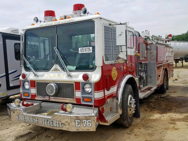 1M1H143C3DM001090 - 1983 MACK 600 MC600 RED photo 2