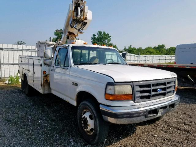 1FDLF47F4TEB76176 - 1996 FORD F SUPER DU WHITE photo 1