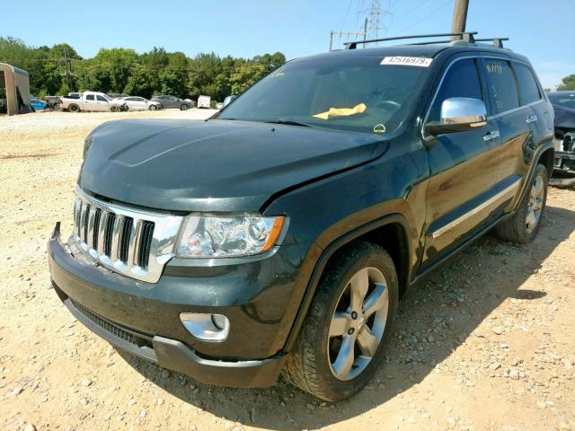 1J4RS5GT1BC658517 - 2011 JEEP GRAND CHER BLACK photo 2