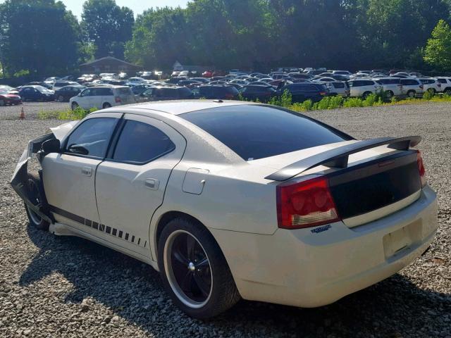 2B3KA33V09H584912 - 2009 DODGE CHARGER SX WHITE photo 3