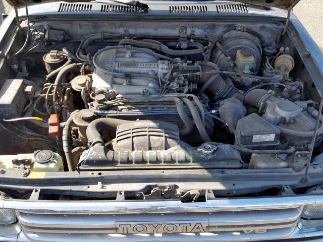 JT4VN93G8L5015647 - 1990 TOYOTA PICKUP 1/2 GRAY photo 7