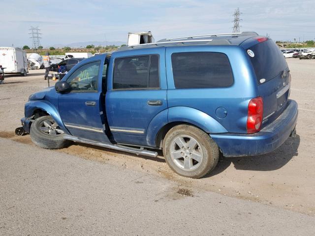 1D8HB582X6F178831 - 2006 DODGE DURANGO LI BLUE photo 3