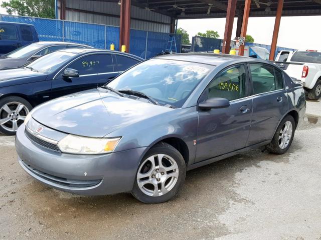 1G8AZ52FX4Z220136 - 2004 SATURN ION LEVEL GREEN photo 2