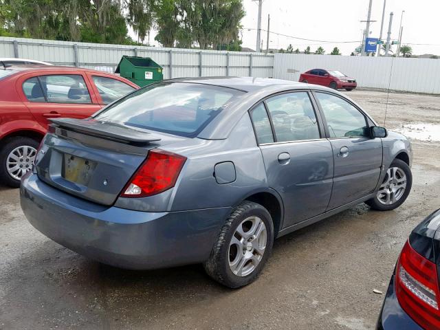 1G8AZ52FX4Z220136 - 2004 SATURN ION LEVEL GREEN photo 4