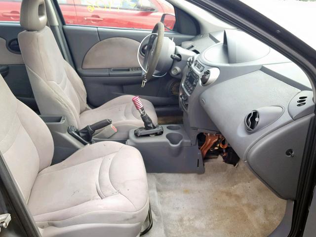 1G8AZ52FX4Z220136 - 2004 SATURN ION LEVEL GREEN photo 5