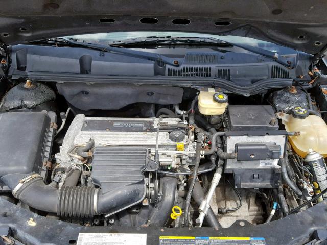 1G8AZ52FX4Z220136 - 2004 SATURN ION LEVEL GREEN photo 7