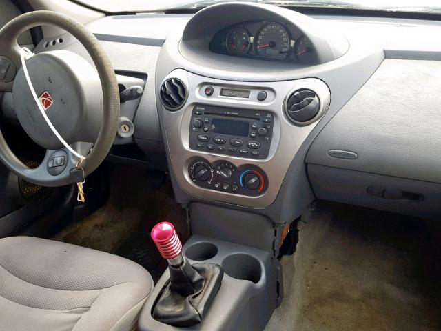 1G8AZ52FX4Z220136 - 2004 SATURN ION LEVEL GREEN photo 9