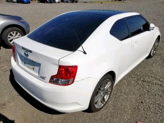 JTKJF5C76D3049001 - 2013 TOYOTA SCION TC თეთრი ფოტო 4