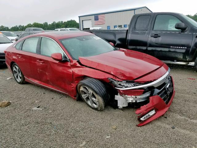 1HGCV1F6XJA114150 - 2018 HONDA ACCORD EXL RED photo 1