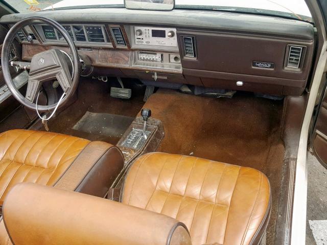 1C3BC55E9EG329963 - 1984 CHRYSLER LEBARON WHITE photo 9