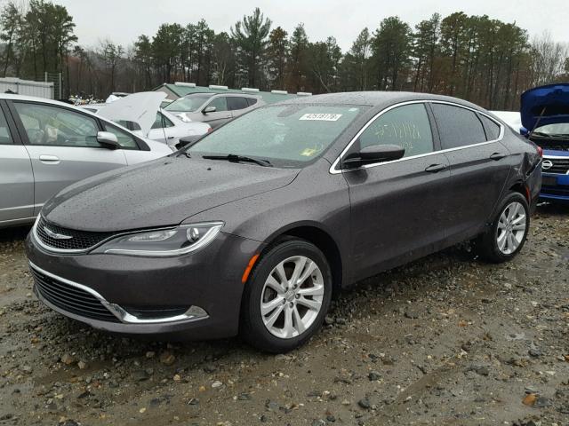 1C3CCCABXFN751385 - 2015 CHRYSLER 200 LIMITE BLACK photo 2