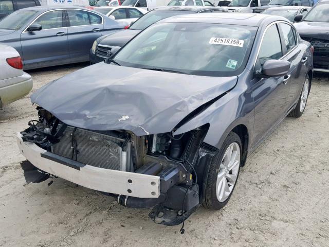 19UDE2F78HA014836 - 2017 ACURA ILX PREMIU SILVER photo 2