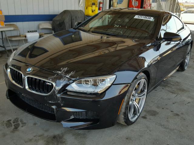 WBSLX9C52ED160121 - 2014 BMW M6 BLACK photo 2