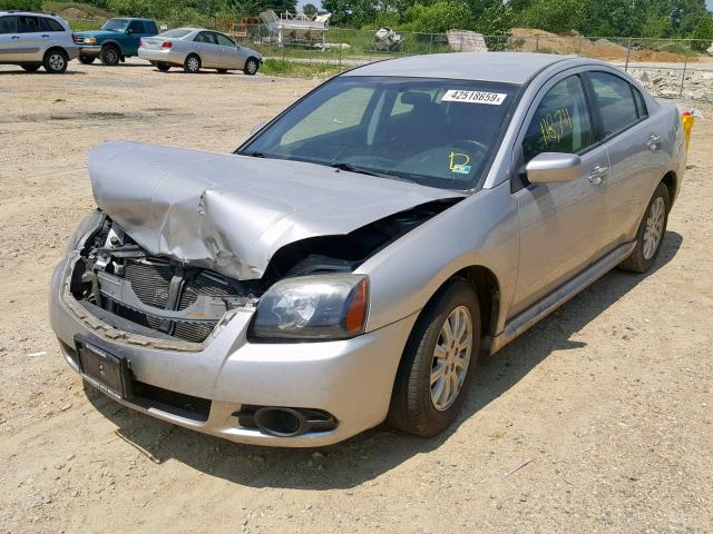 4A32B2FF8AE008438 - 2010 MITSUBISHI GALANT FE SILVER photo 2