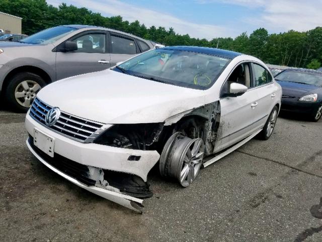 WVWRP7AN2DE524037 - 2013 VOLKSWAGEN CC LUXURY WHITE photo 2