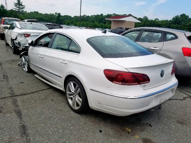 WVWRP7AN2DE524037 - 2013 VOLKSWAGEN CC LUXURY WHITE photo 3