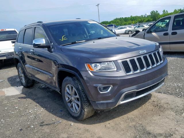 1C4RJFBG9EC369768 - 2014 JEEP GRAND CHER GRAY photo 1