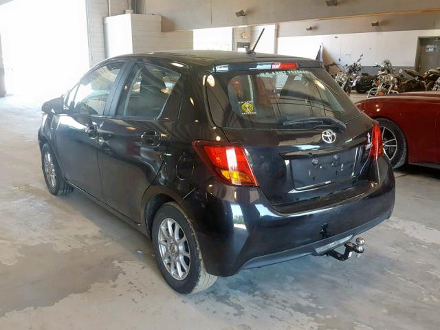 VNKKTUD34HA073459 - 2017 TOYOTA YARIS L BLACK photo 3