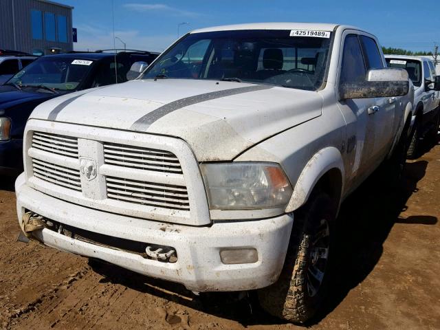 3D7UT2CL5BG620731 - 2011 DODGE RAM 2500 WHITE photo 2