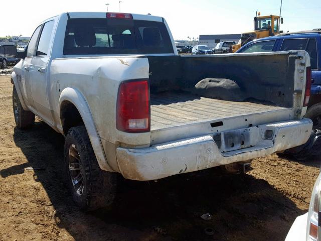 3D7UT2CL5BG620731 - 2011 DODGE RAM 2500 WHITE photo 3