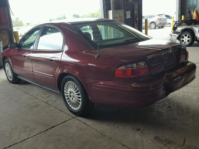 1MEFM50U94A620696 - 2004 MERCURY SABLE GS MAROON photo 3