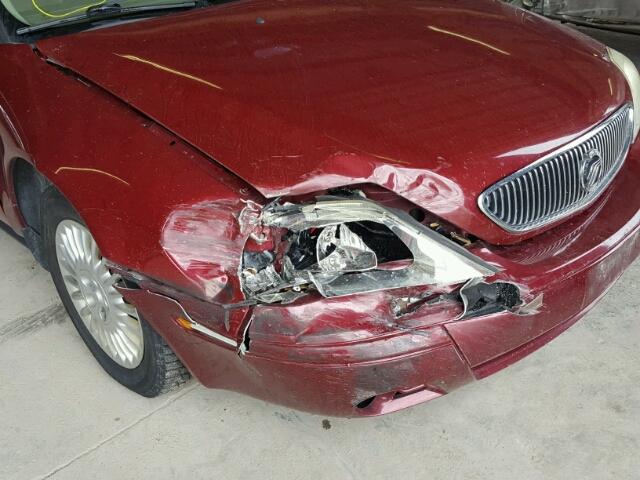 1MEFM50U94A620696 - 2004 MERCURY SABLE GS MAROON photo 9