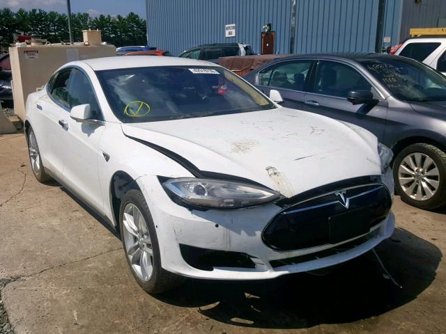 5YJSA1CN6DFP08652 - 2013 TESLA MODEL S WHITE photo 1