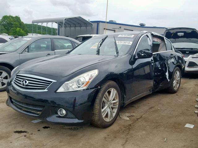 JN1CV6AP1DM718123 - 2013 INFINITI G37 BASE BLACK photo 2