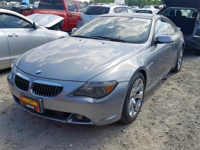 WBAEH73434B215126 - 2004 BMW 645 CI AUT SILVER photo 2