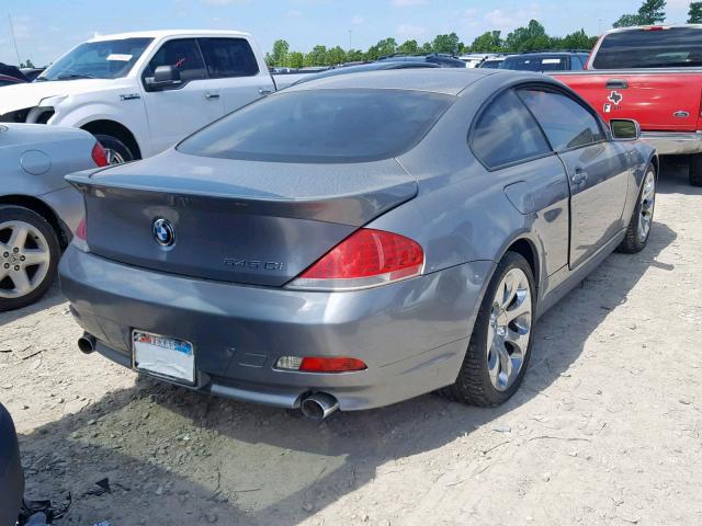 WBAEH73434B215126 - 2004 BMW 645 CI AUT SILVER photo 4