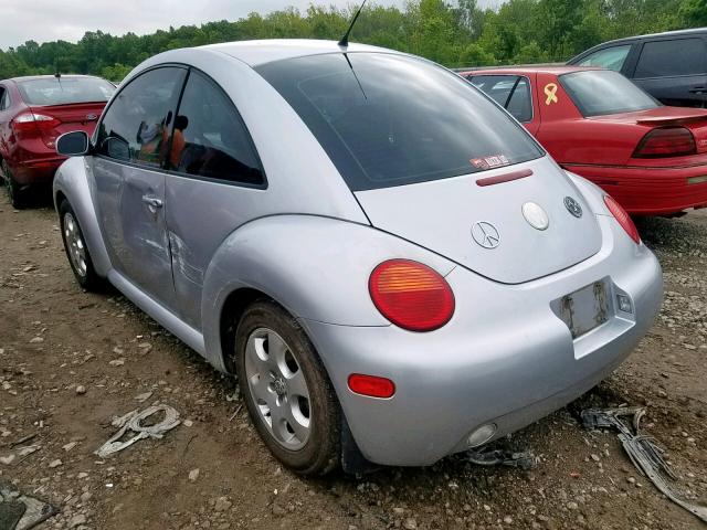 3VWCK21C93M418440 - 2003 VOLKSWAGEN NEW BEETLE ვერცხლისფერი ფოტო 3
